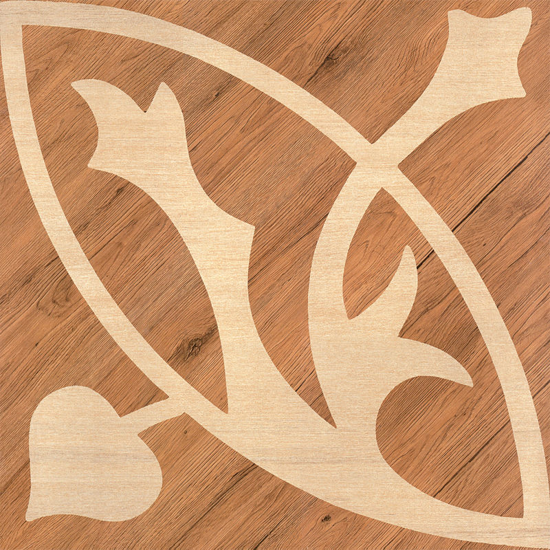 Juglans Regia Ceramic Glazed Floor Tiles , Anti Skid Wood  Texture Glazed Tiles For Kitchen